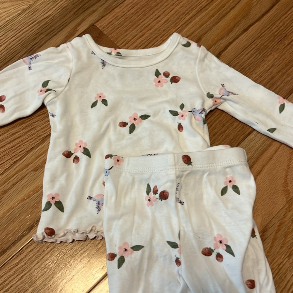 Carter’s Outfit 3m white floral